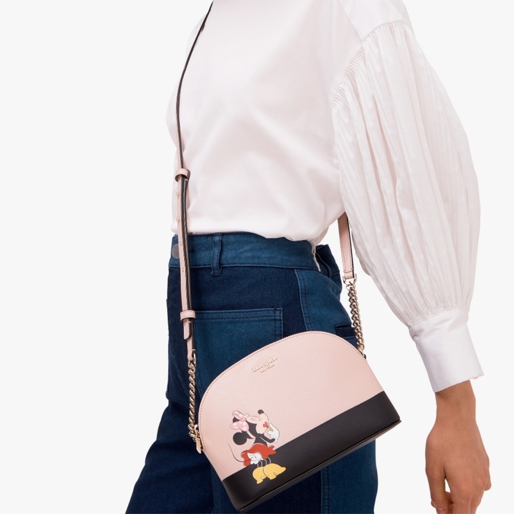 Kate Spade Minnie Mouse Small Dome Crossbody Bag